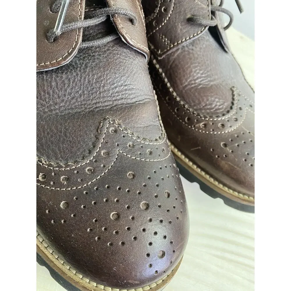 11 Rockport Adiprene By Adidas Leather Wingtip Oxford Dress Shoes